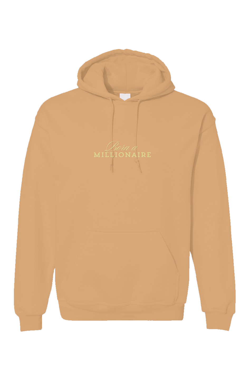 Goldie Embroidered Affirmations, Born A Millionaire Unisex Gildan Hoodie