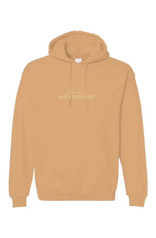 Goldie Embroidered Affirmations, Born A Millionaire Unisex Gildan Hoodie