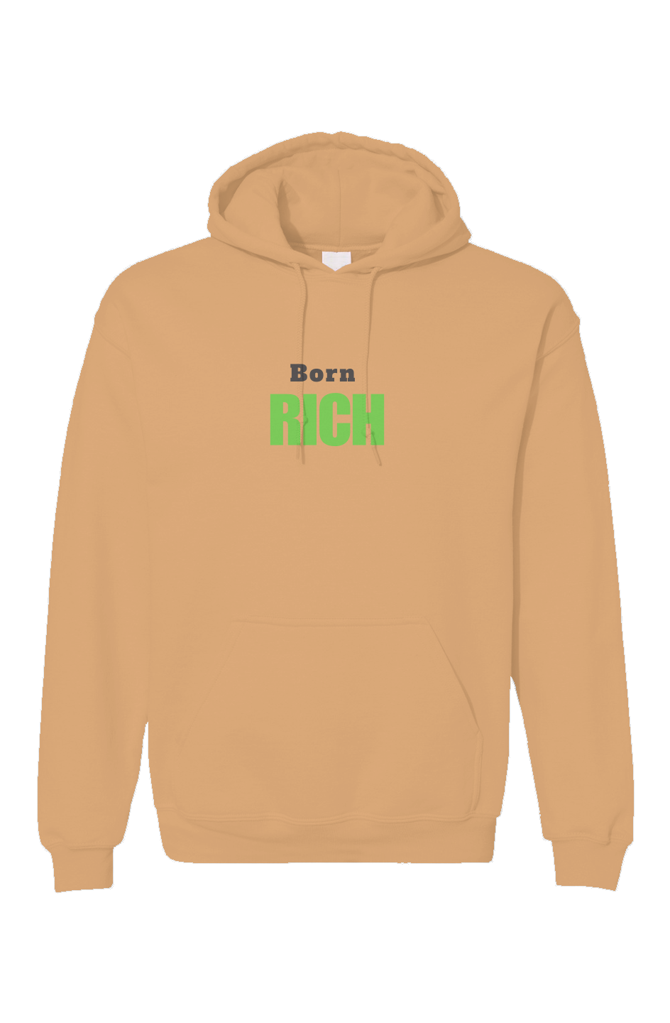 Gold Born Rich Unisex Gildan Hoodie