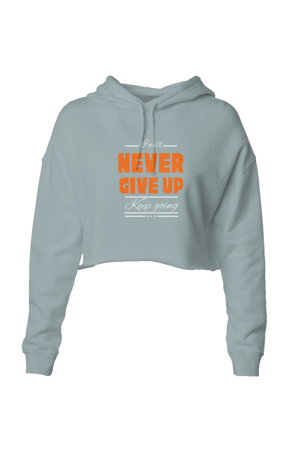 Lightweight Crop Hoodie/Affirmation/