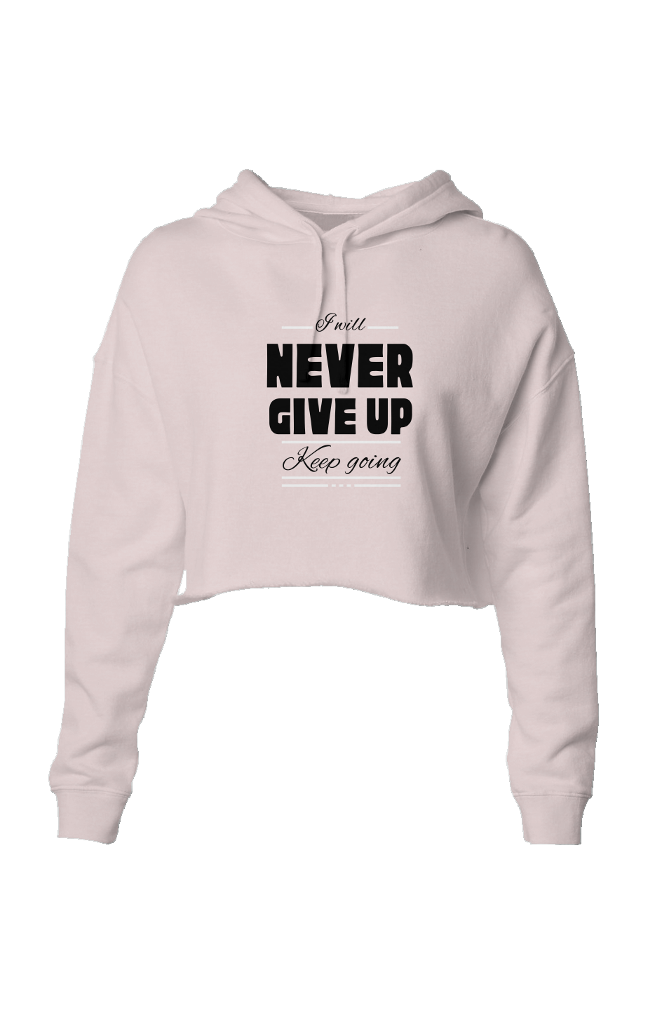 Lightweight Crop Hoodie/Affirmation/