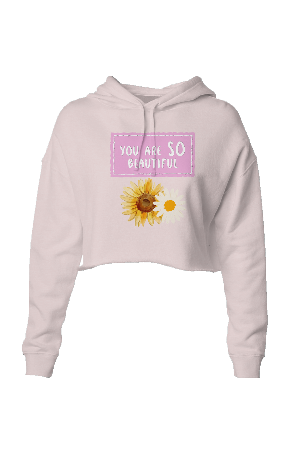 Lightweight Crop Hoodie/Affirmation/