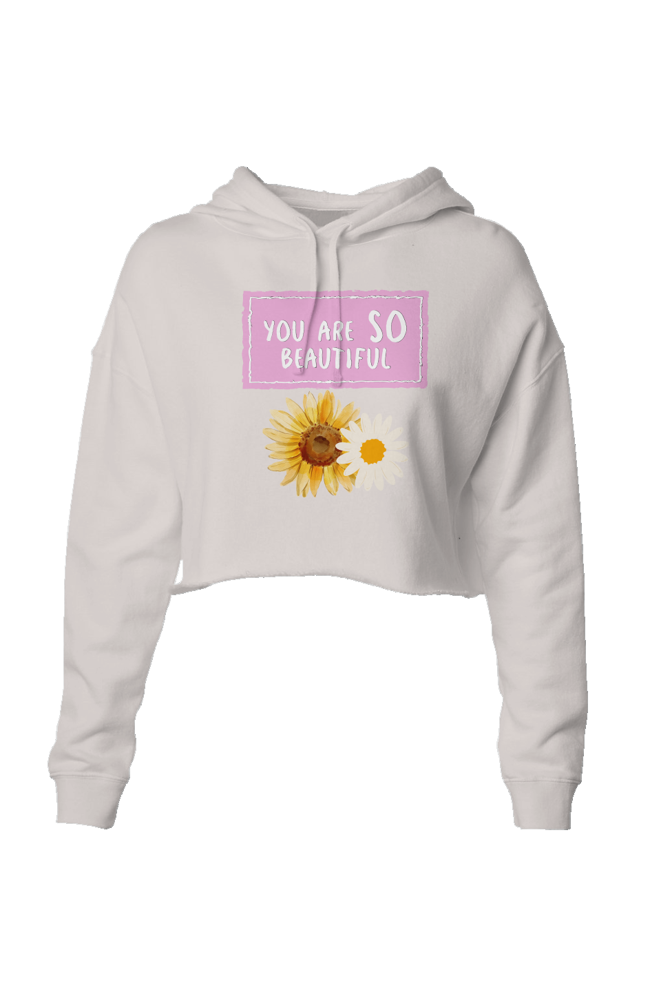 Lightweight Crop Hoodie/Affirmation/