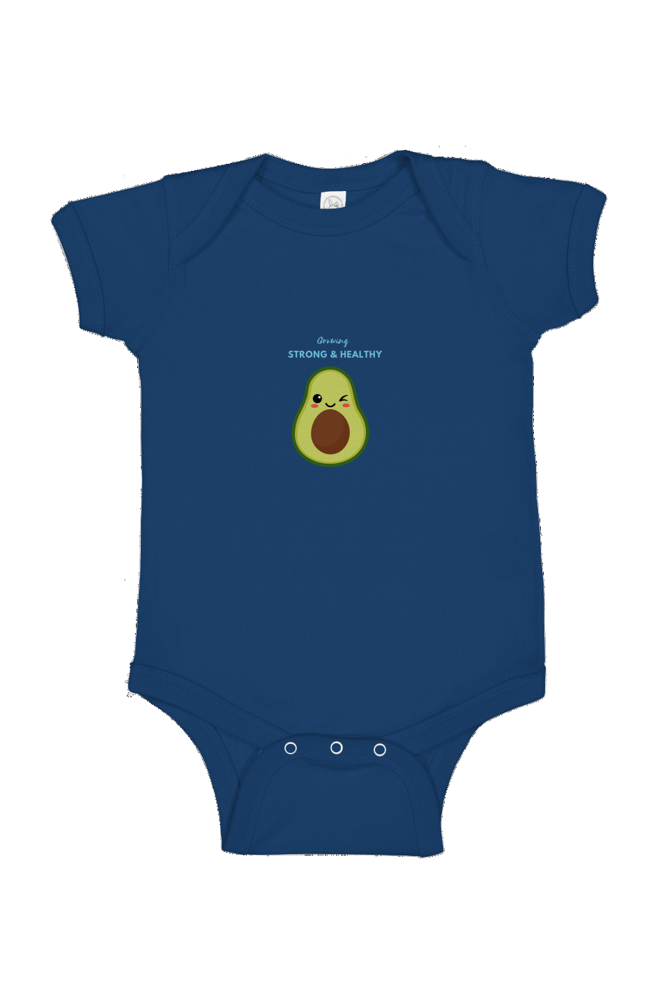 Growing Strong and Healthy Infant Fine Jersey Bodysuit 