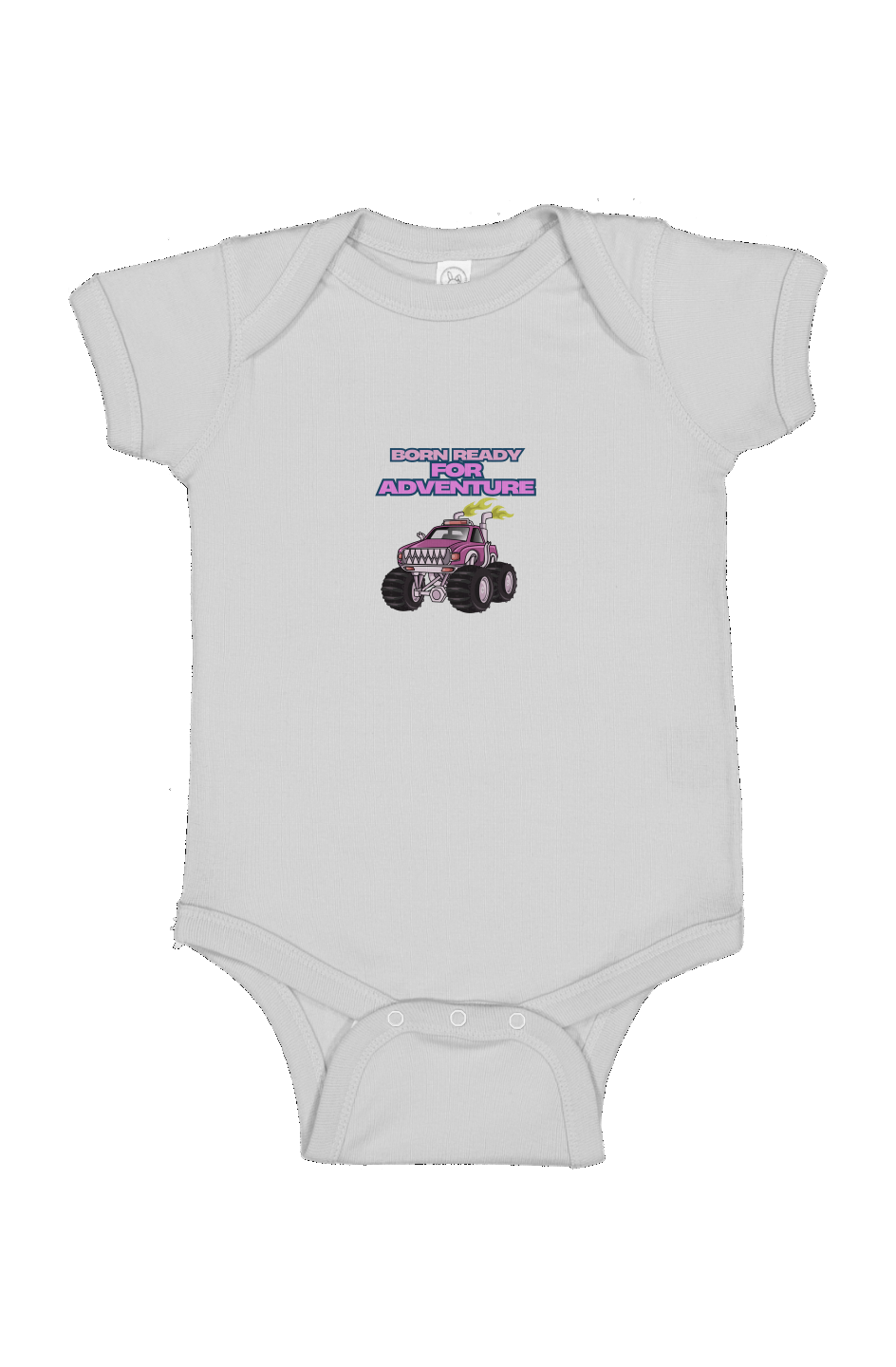 Born Ready for Adventure Infant Fine Jersey Bodysuit 