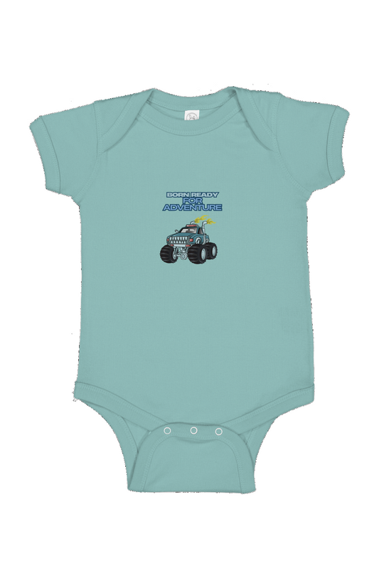 Born Ready for Adventure Infant Fine Jersey Bodysuit 